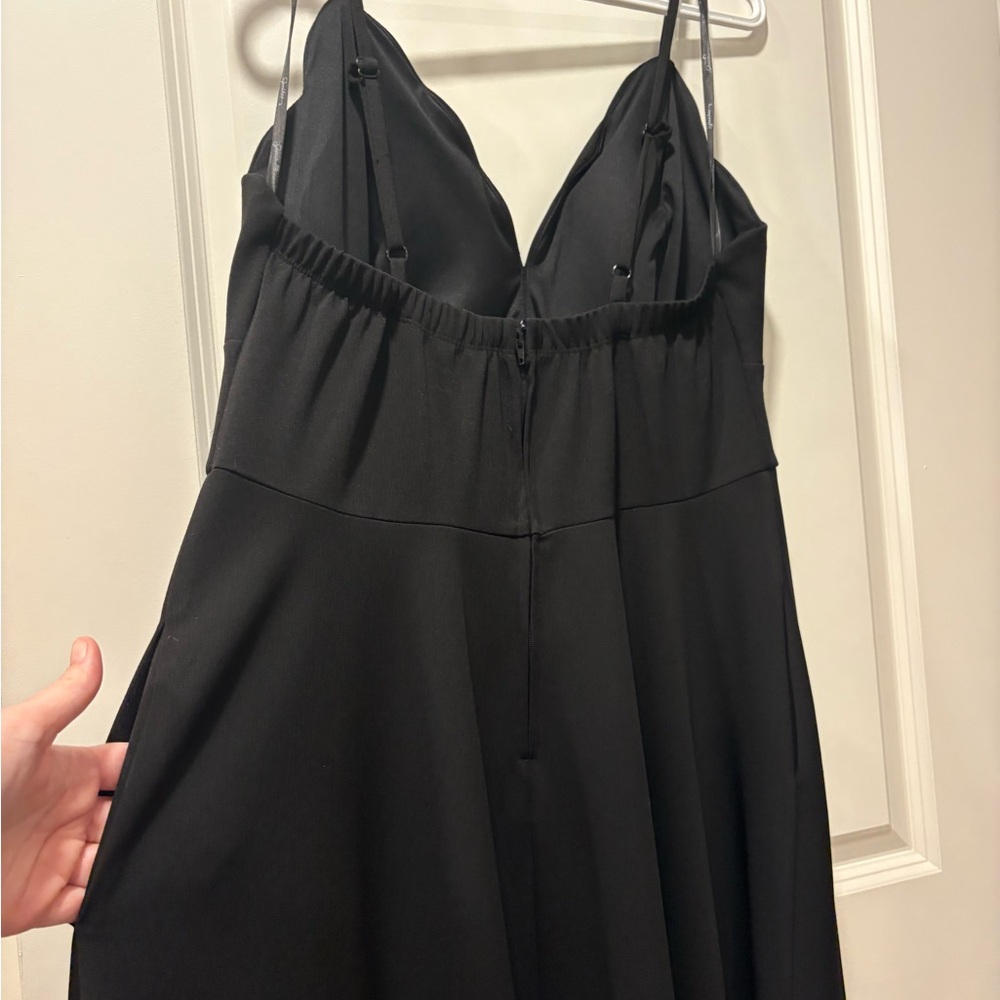 Black Hi-Lo 1X Dress - Picture 4 of 11